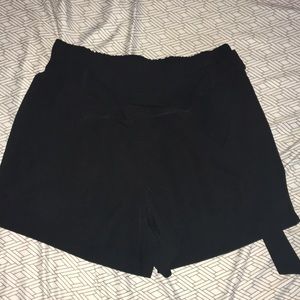 Black dress shorts